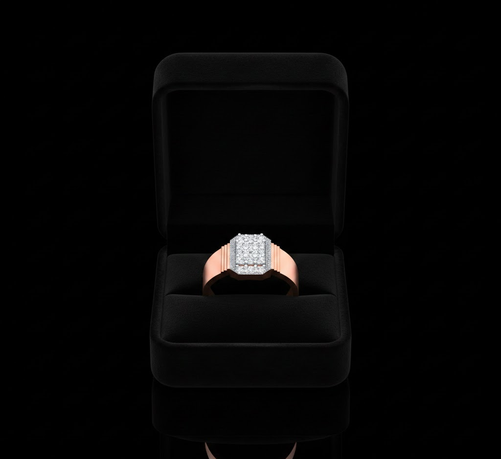 Supreme Crown Diamond Gents Ring