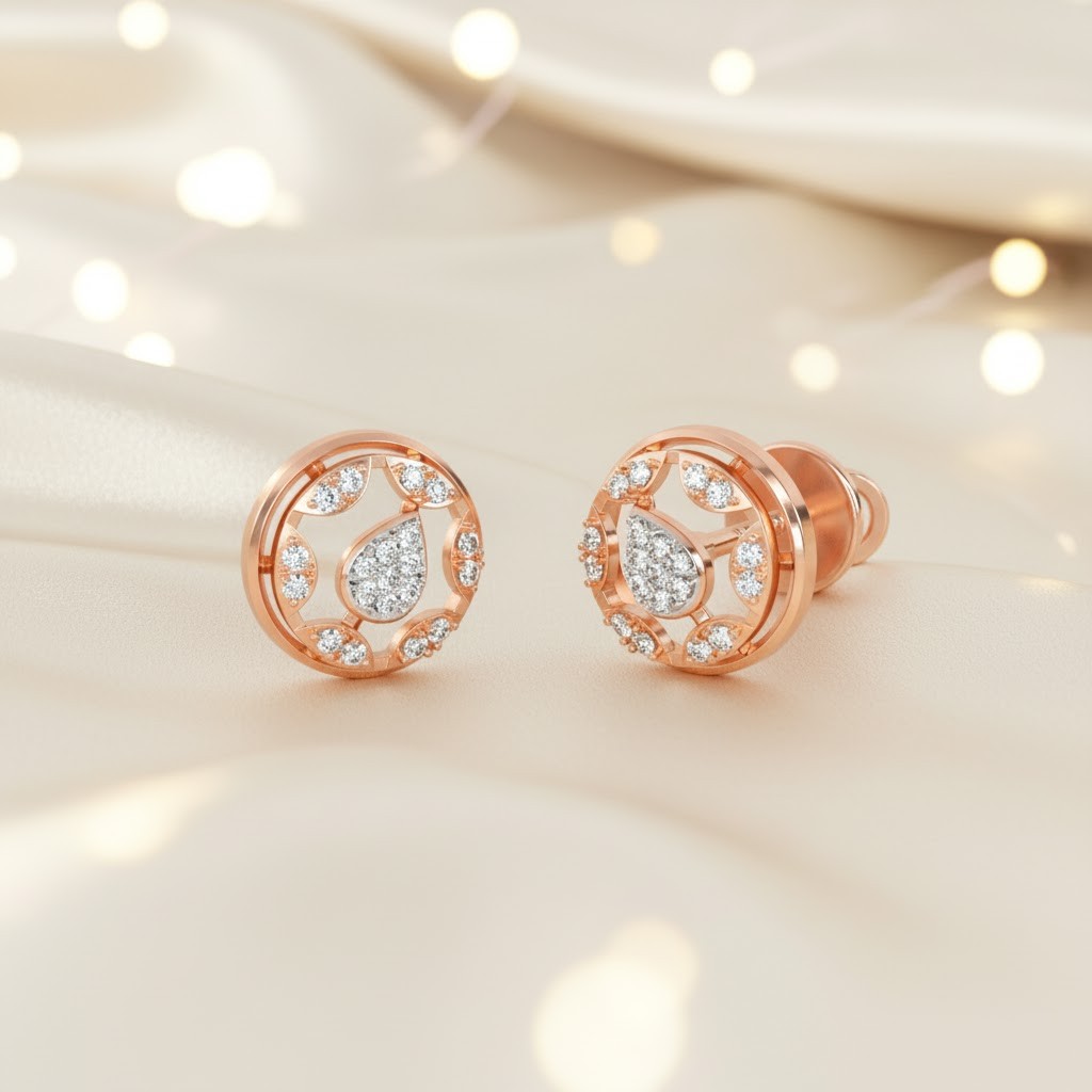 Designer Elegant Diamond Studs