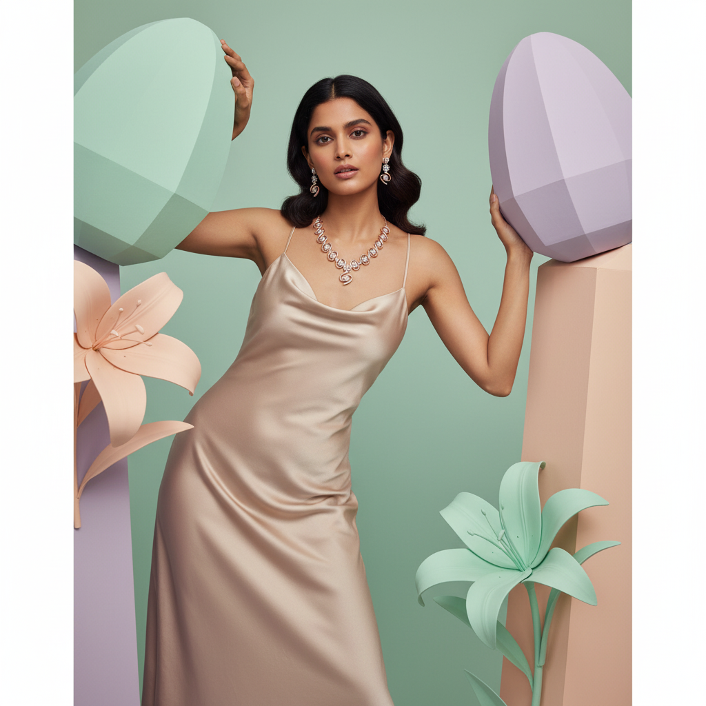 Classic Diamond Dazzle Necklace Set - 3