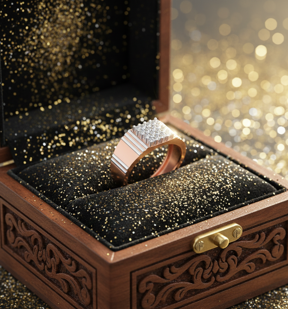 Signature Valor Diamond Gents Ring - 3