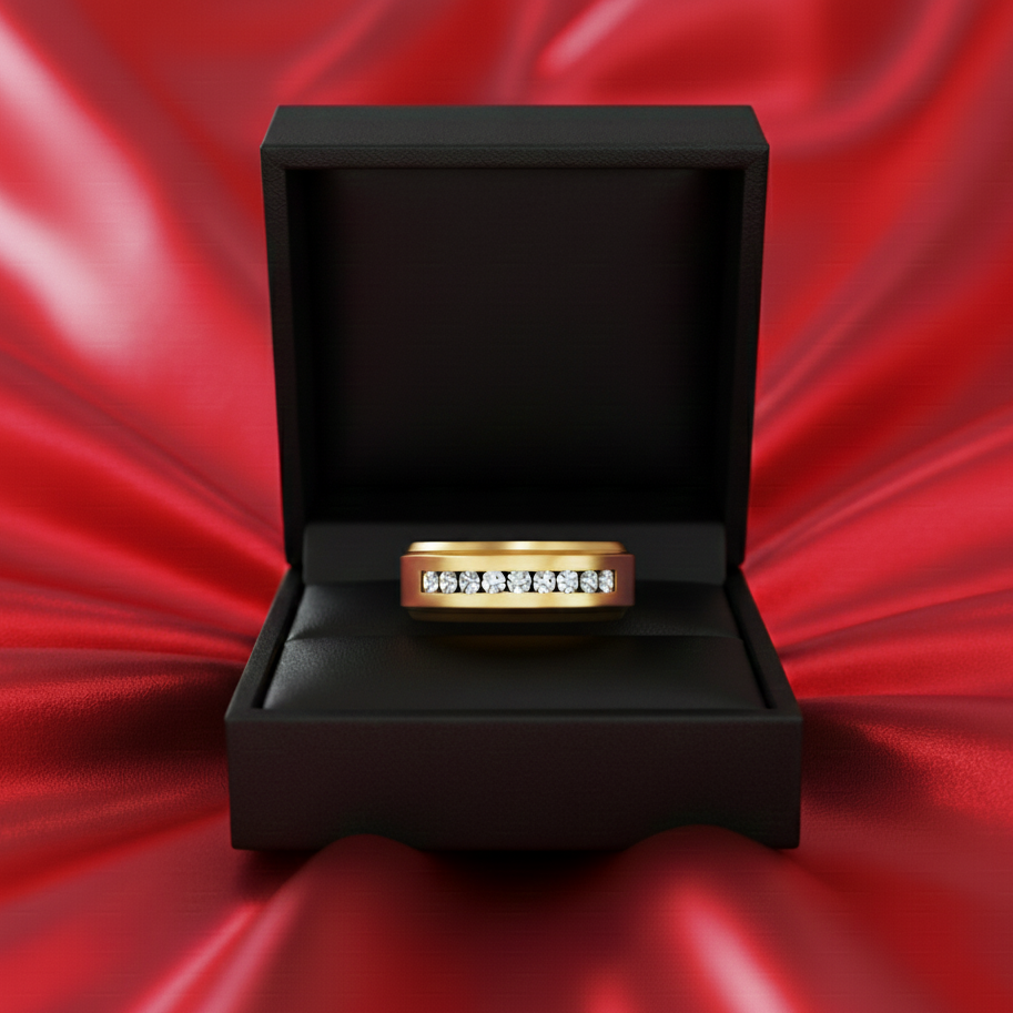 Regal Strength Diamond Gents Ring