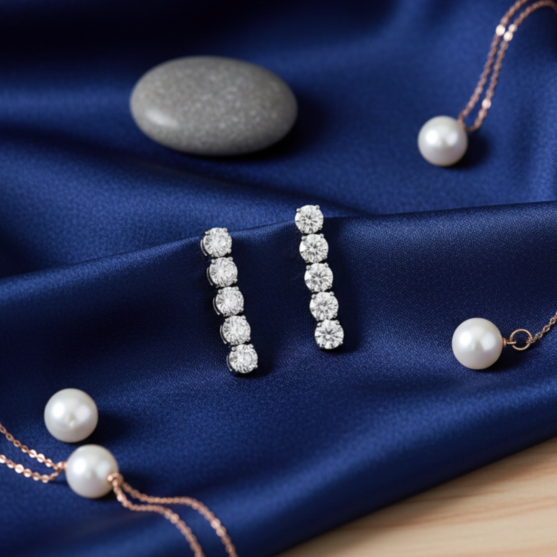 Myrabelle Spark Diamond Danglers