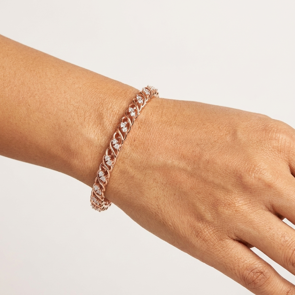 Diamond Serenity Bangles