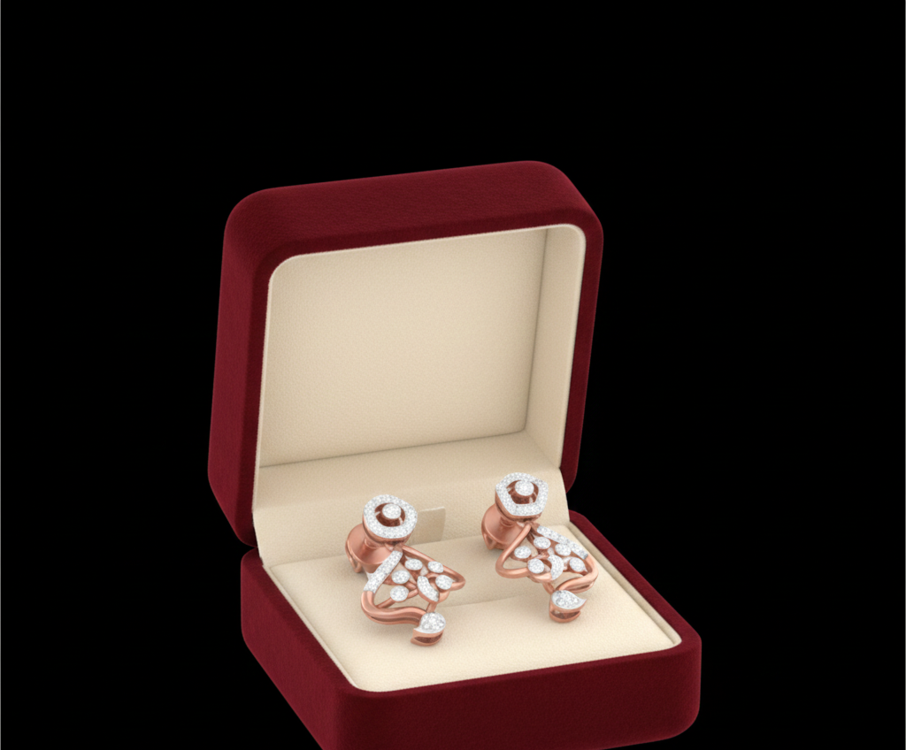 Arabelle Radiant Diamond Dangler Earrings