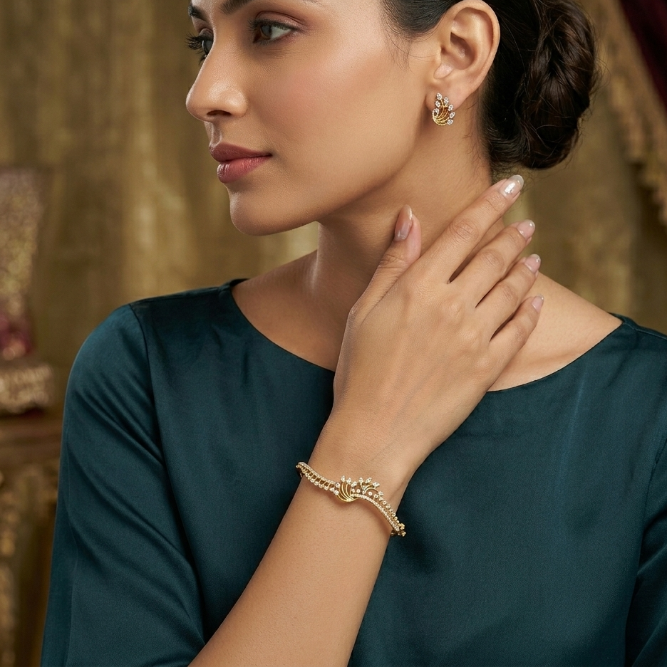 Golden Touch Diamond Bracelet - 3