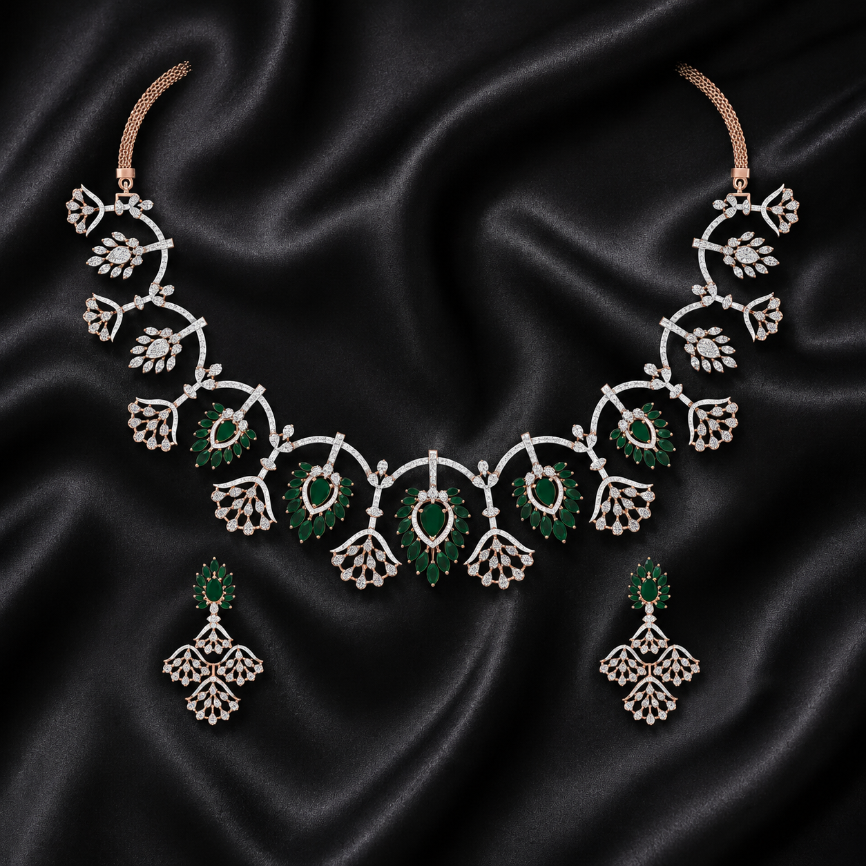 Supreme Diamond Grace Necklace Set