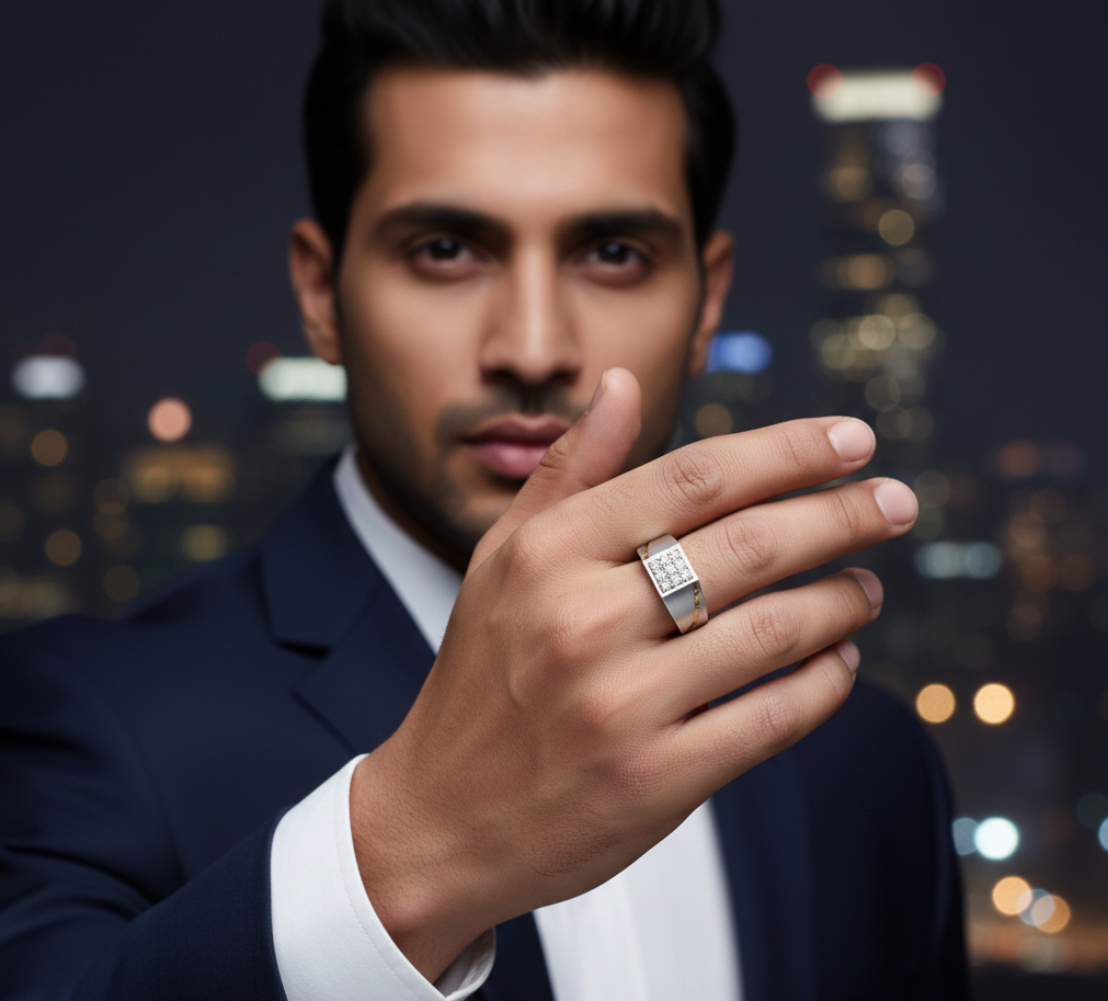 Timeless Executive Diamond Gents Ring - 3