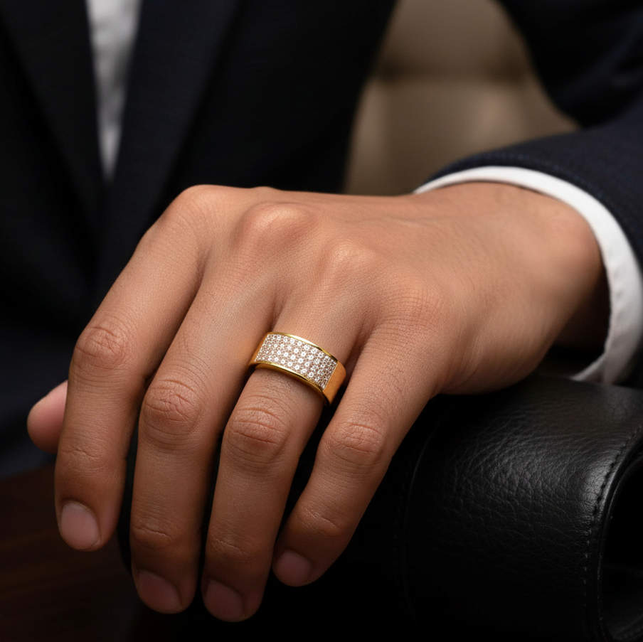 Imperial Spark Diamond Gents Ring - 5