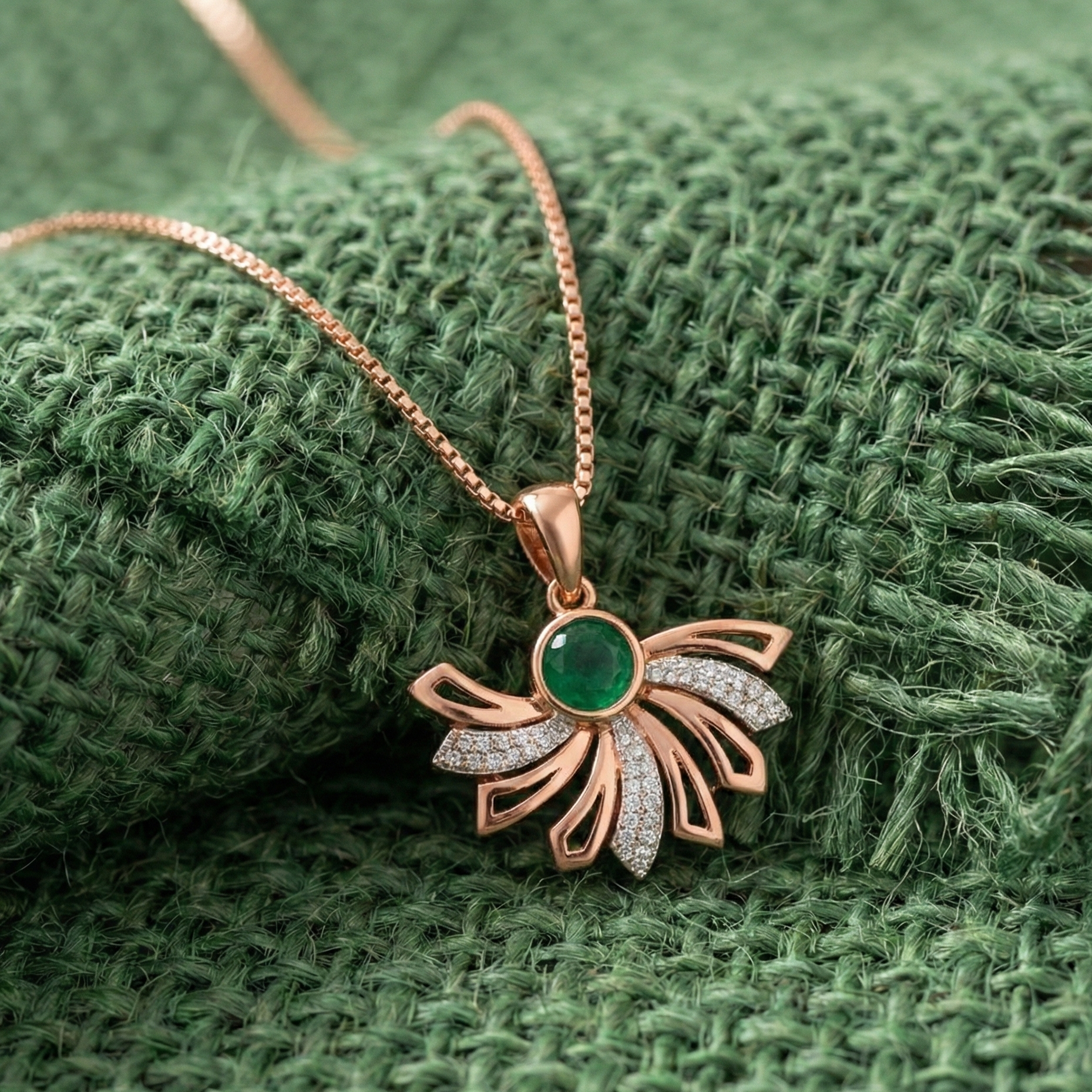 Diamond Crown Pendant