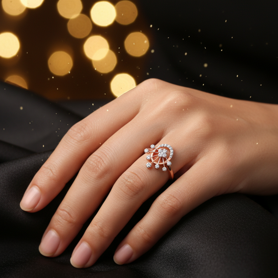 Elegant Diamond ladies Ring