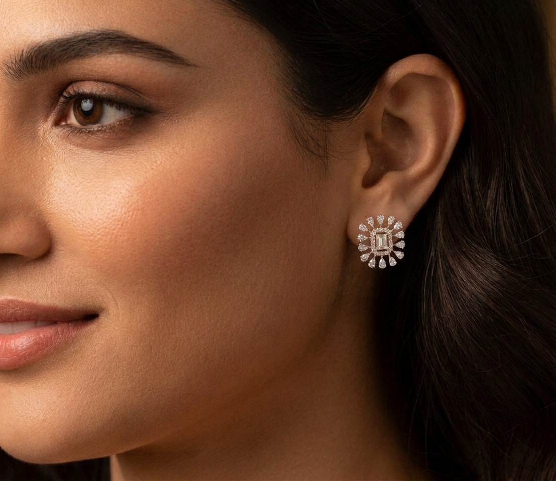 Clarissa Diamond Earrings - 5