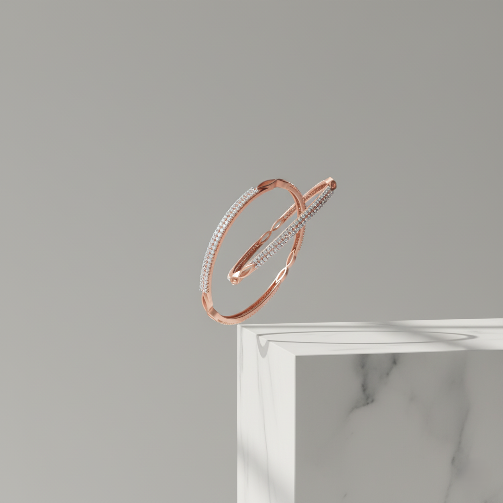 Aura Infinity Diamond Bangle