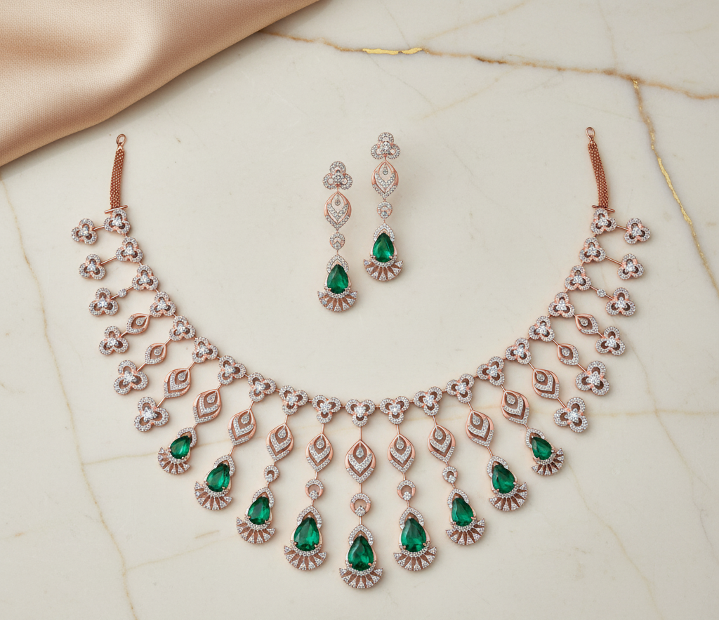 Premium Shine Wedding Diamond Set