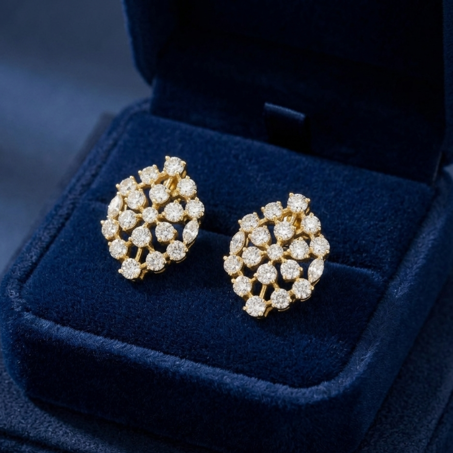 Amour Diamond Earrings - 6