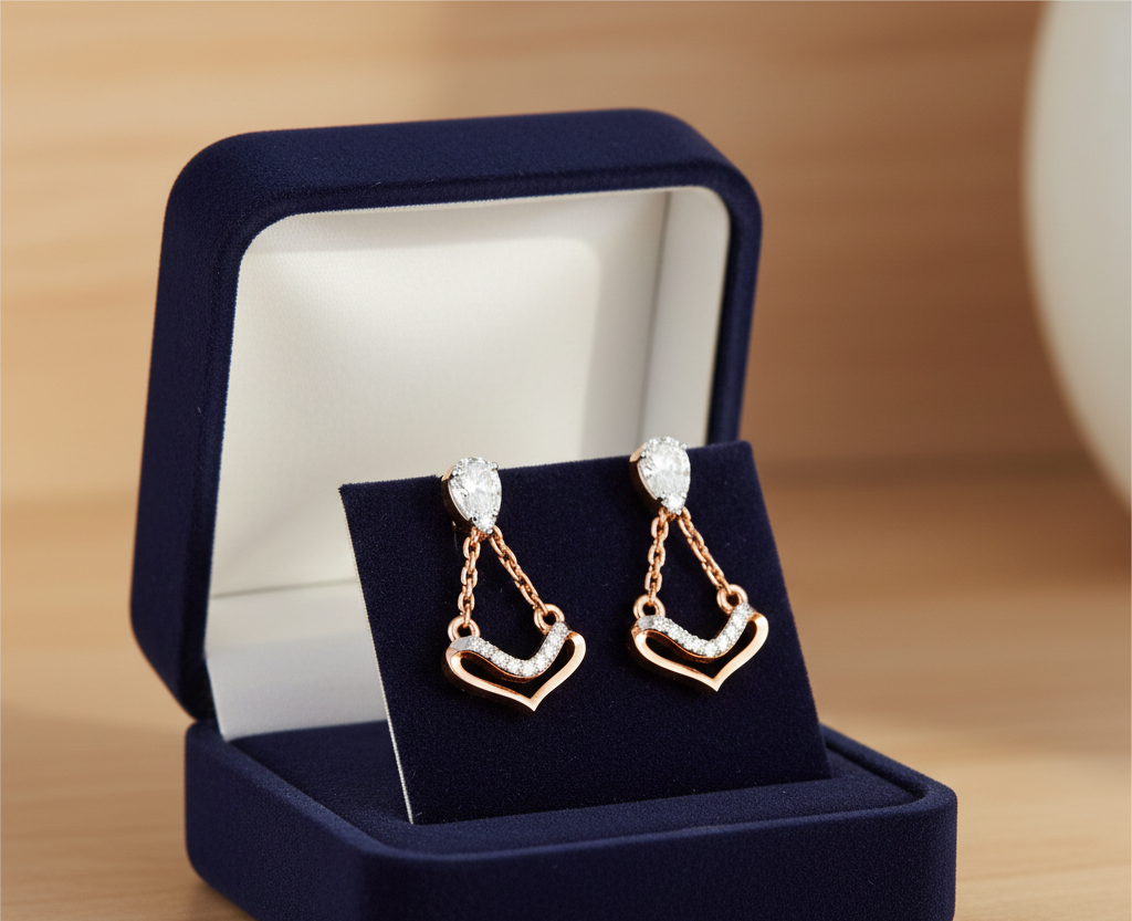 Verena Glow Diamond Drop Earrings