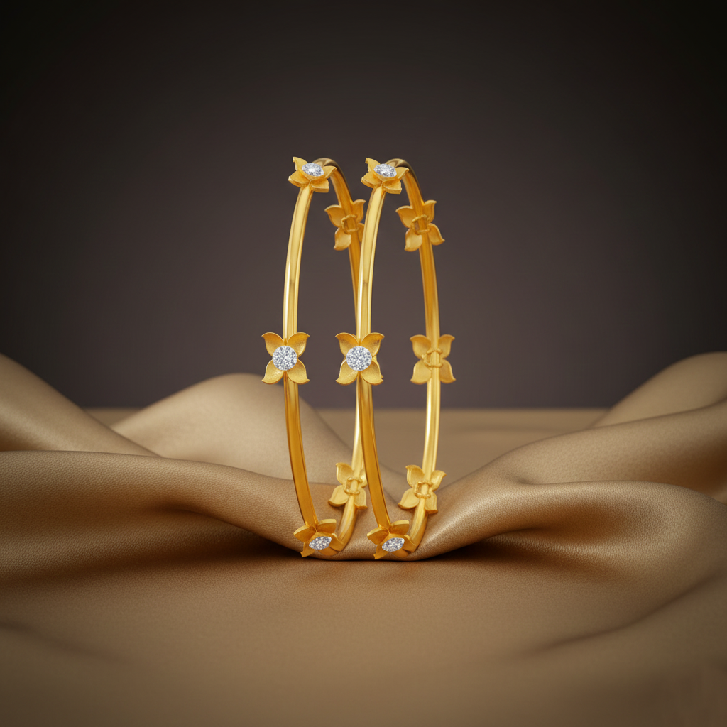 Velvet Glow Diamond Bangle