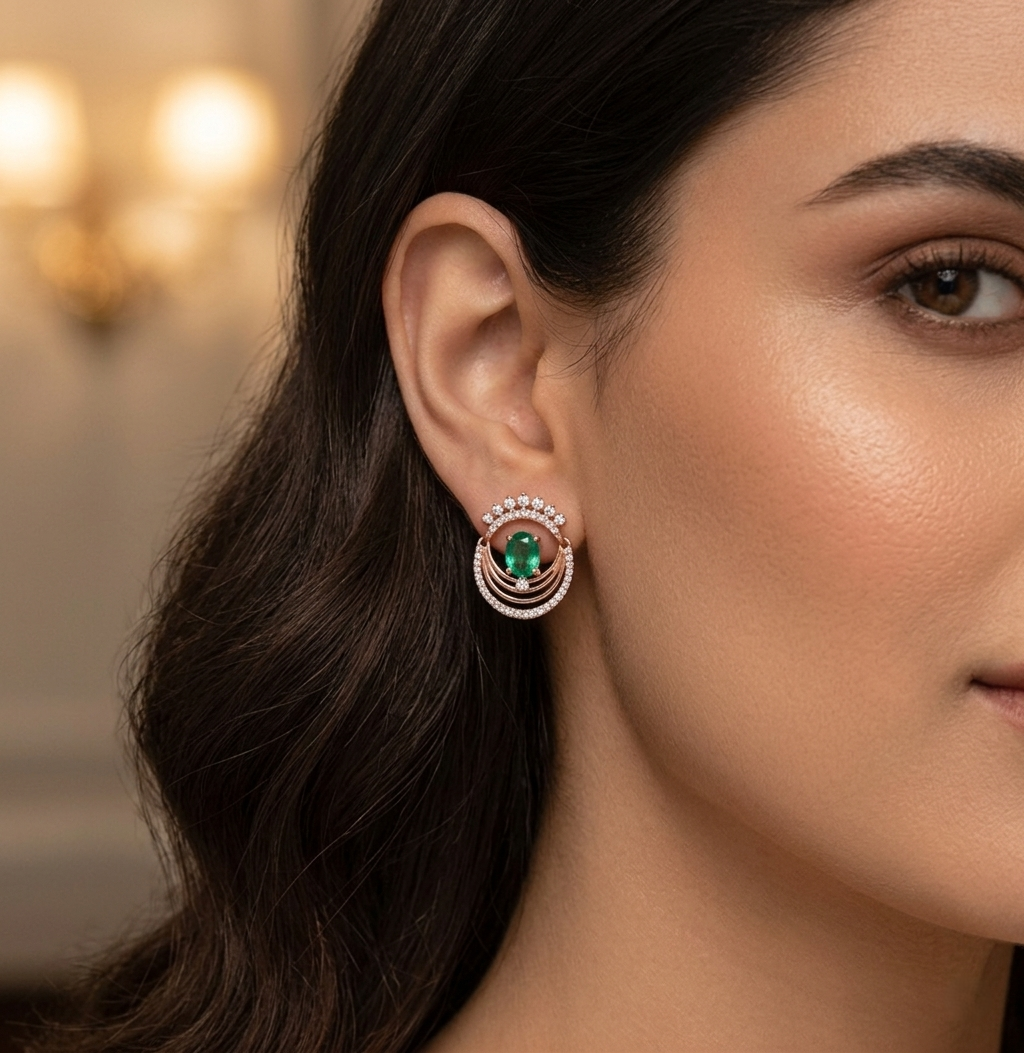 Diamond Zenith Glow Earrings - 4
