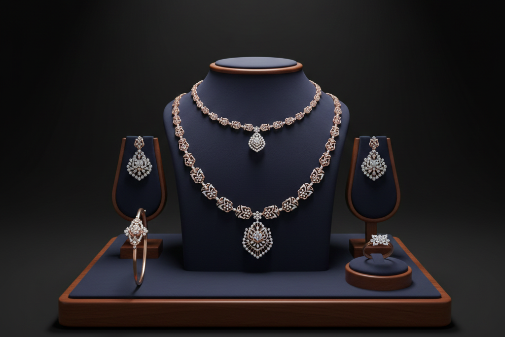 Classic Bridal Diamond Haram