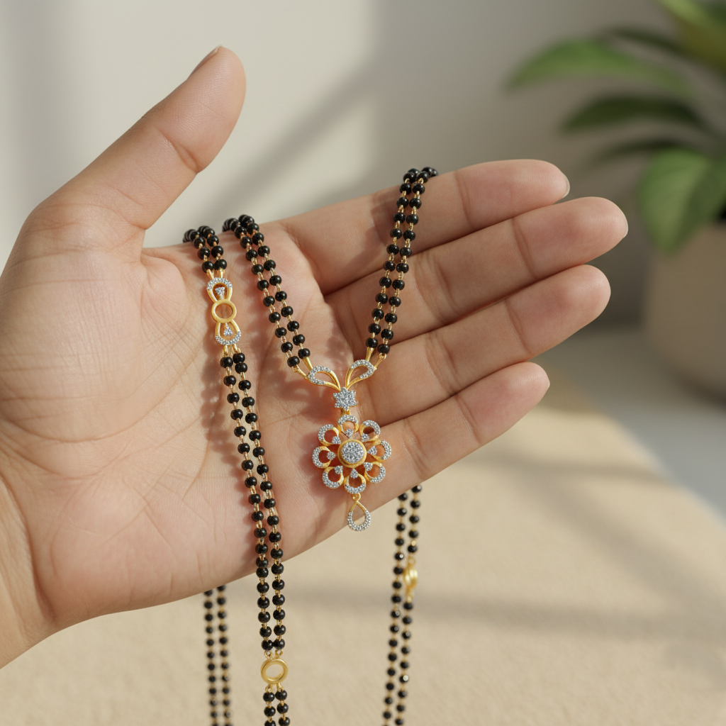 Fine-Cut Gold Diamond Tanmaniya for Women