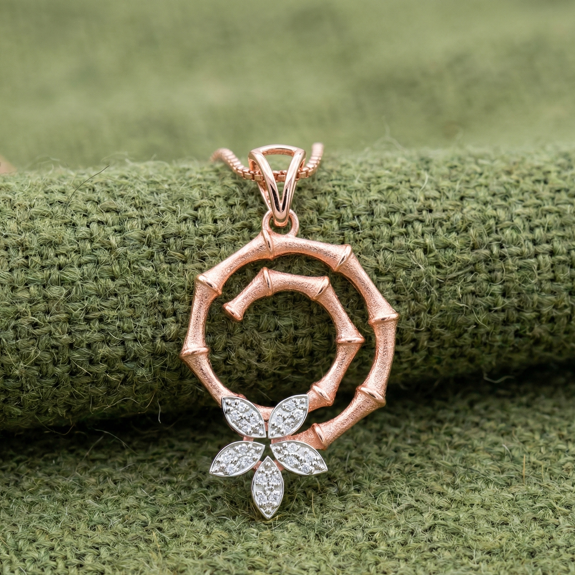 Minimal Luxe Diamond Pendant