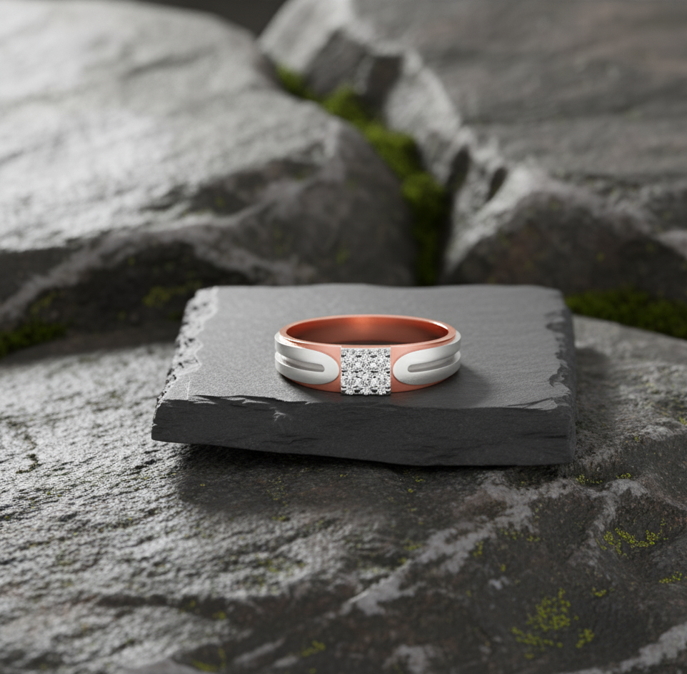 Bold Majesty Diamond Gents Ring