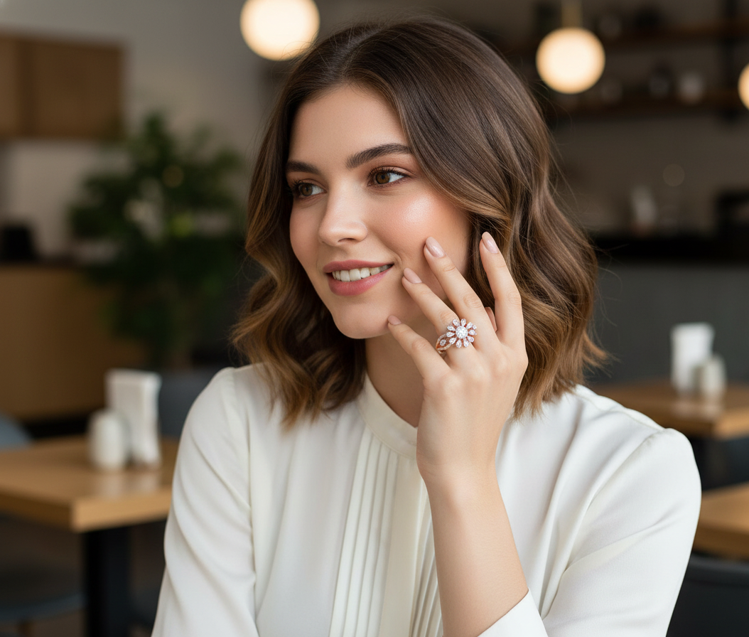 Timeless Charm Diamond Ladies Ring - 3