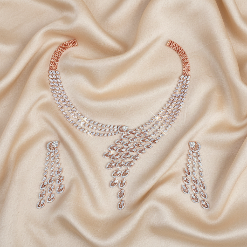 Grand Diamond Bridal Necklace Collection