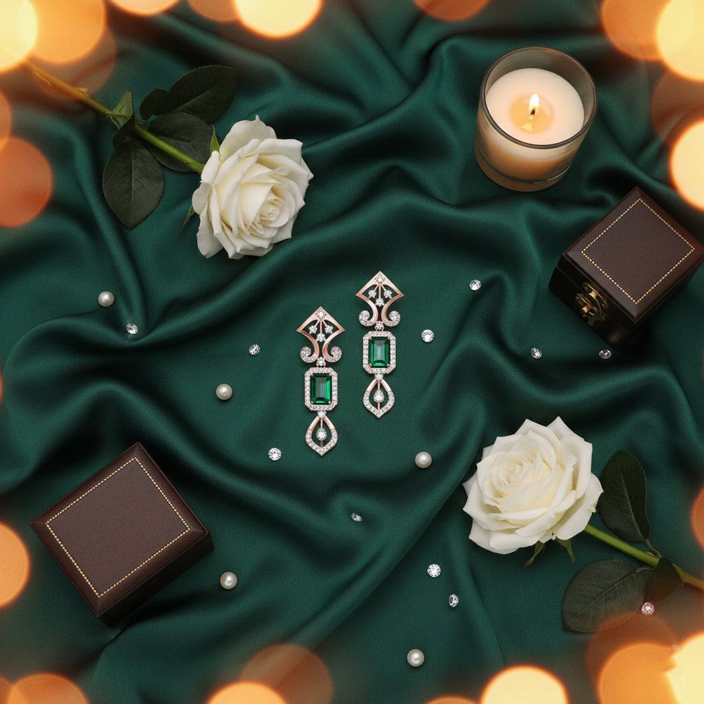 Heirloom Glow Diamond Danglers - 3