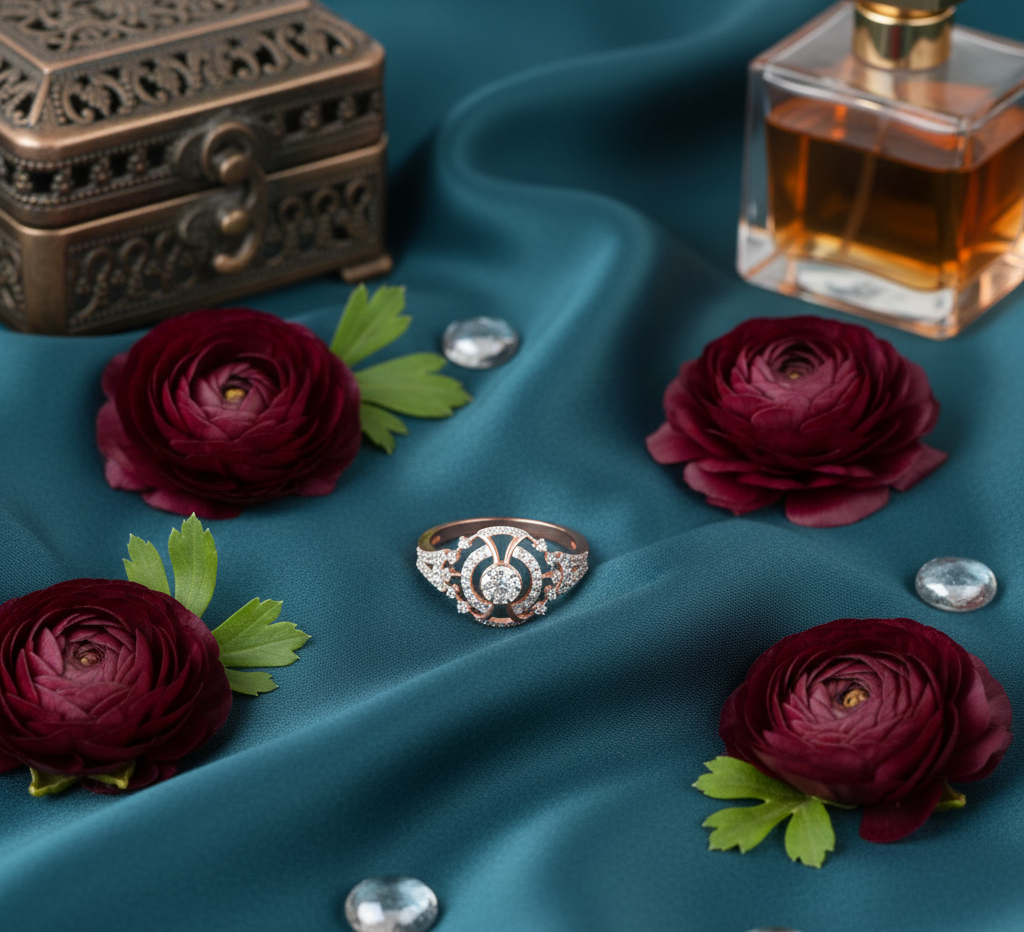 Divine Sparkle Diamond Ladies Ring