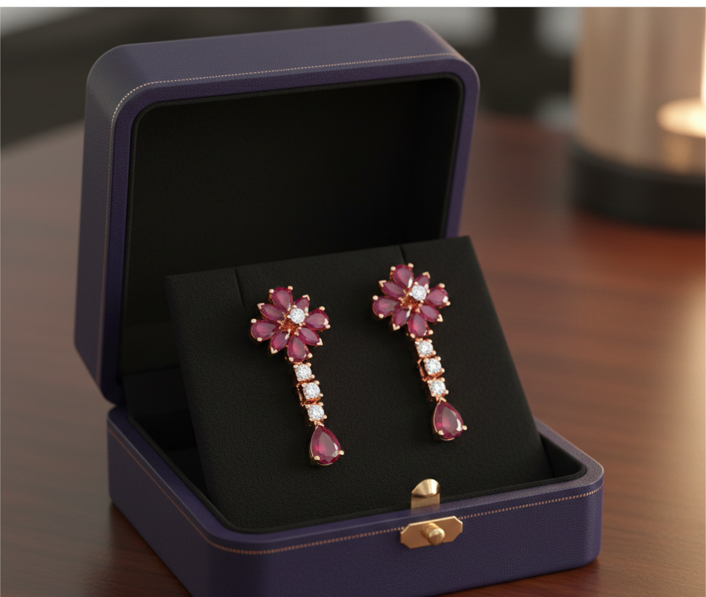 Novelle Brilliance Diamond Drop Earrings