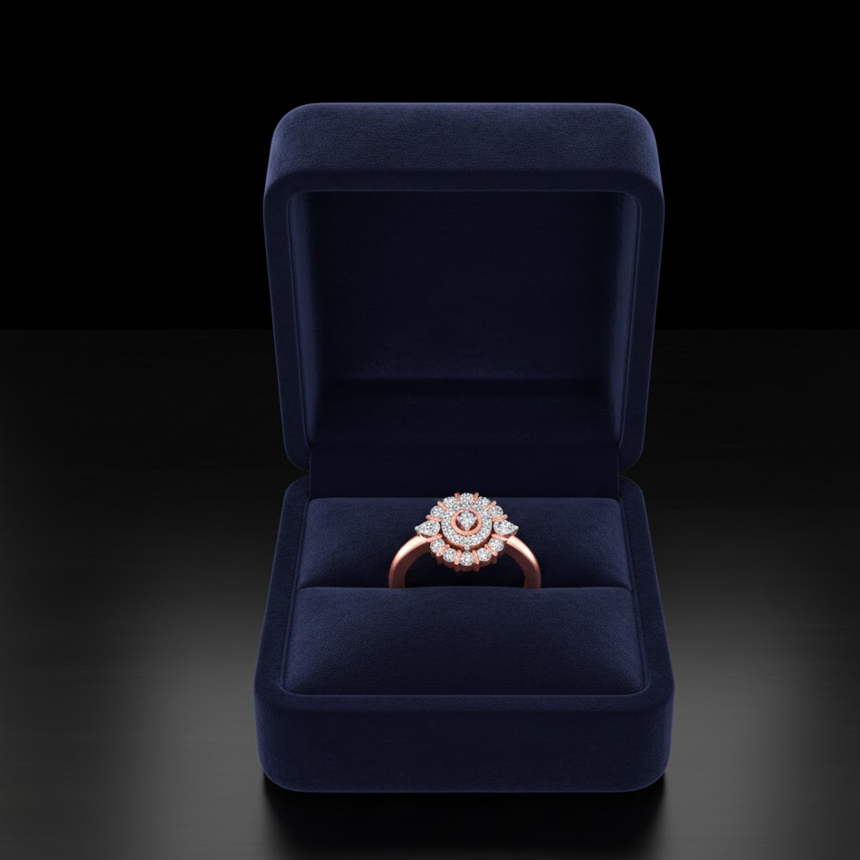 Enchanté Diamond Ring