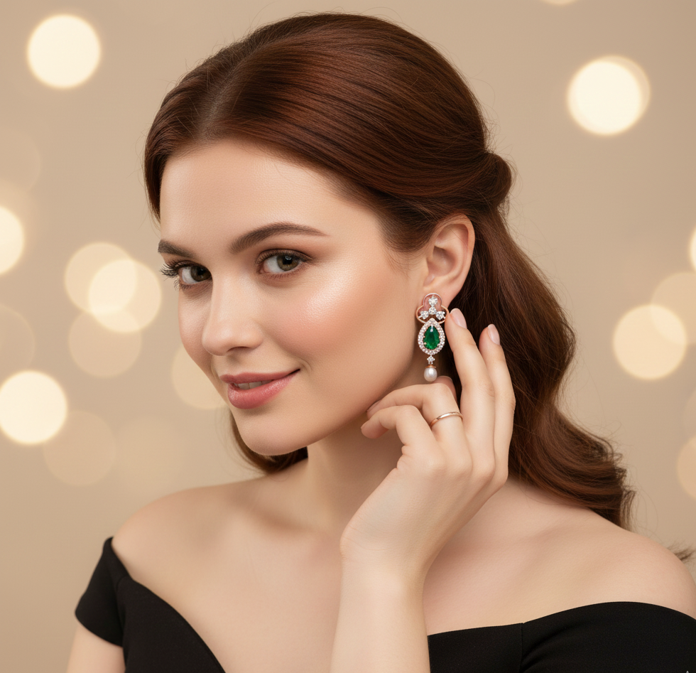 Everglow Diamond Danglers - 3
