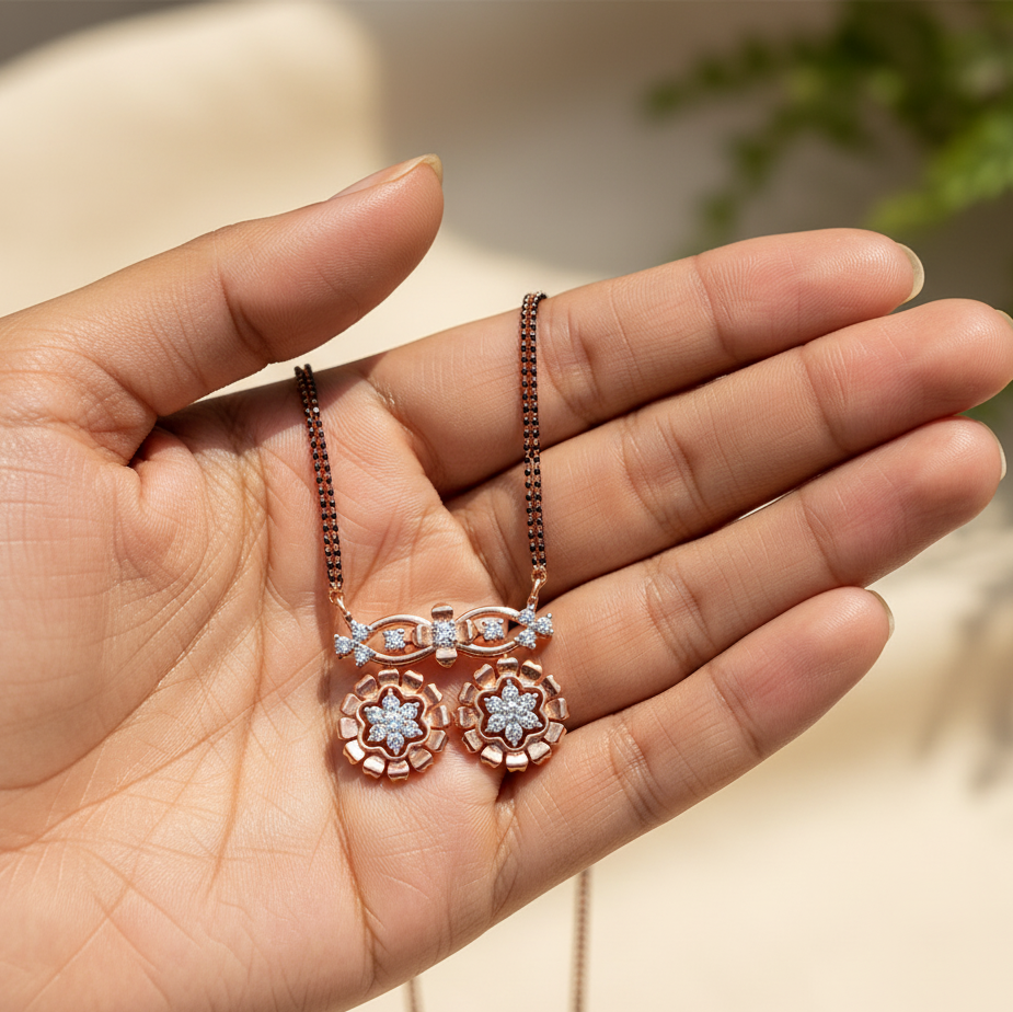 Royal Gold Diamond Tanmaniya for Grand Occasions - 3