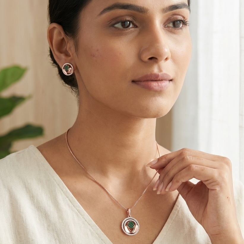 Lustrous Charm Pendant Set - 3