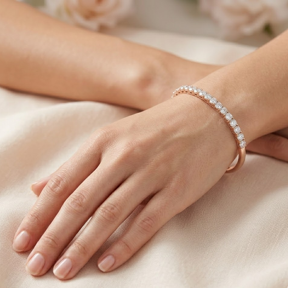 Diamond Elegant Mesh Bracelet