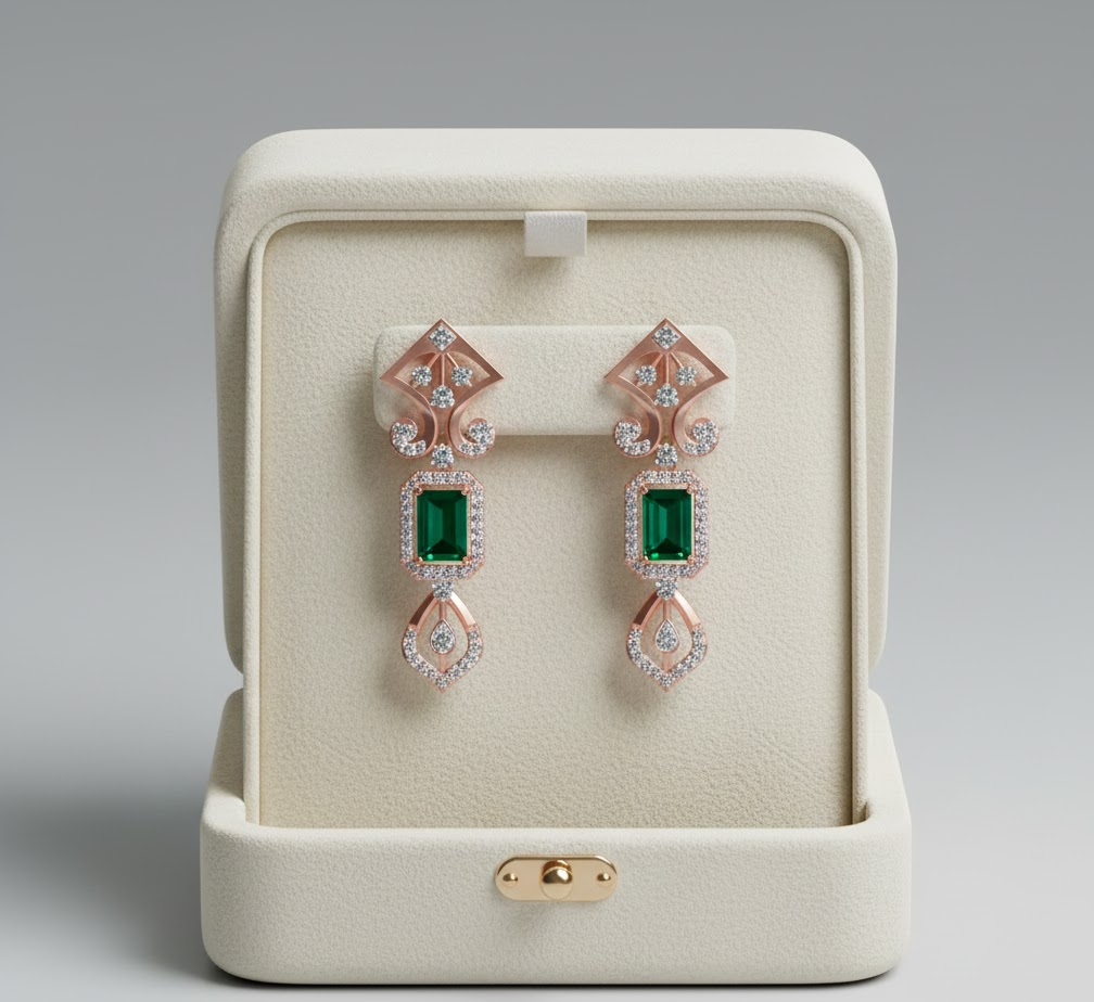 Heirloom Glow Diamond Danglers