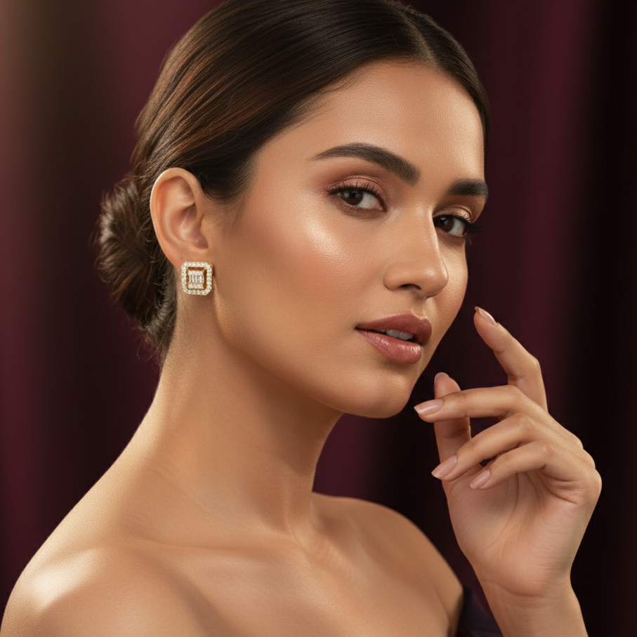 Elegant Diamond Stud Earrings for Women Collection - 3