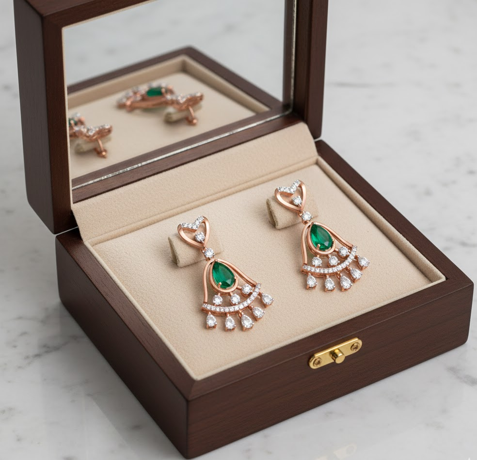 Starfall Luxe Diamond Danglers