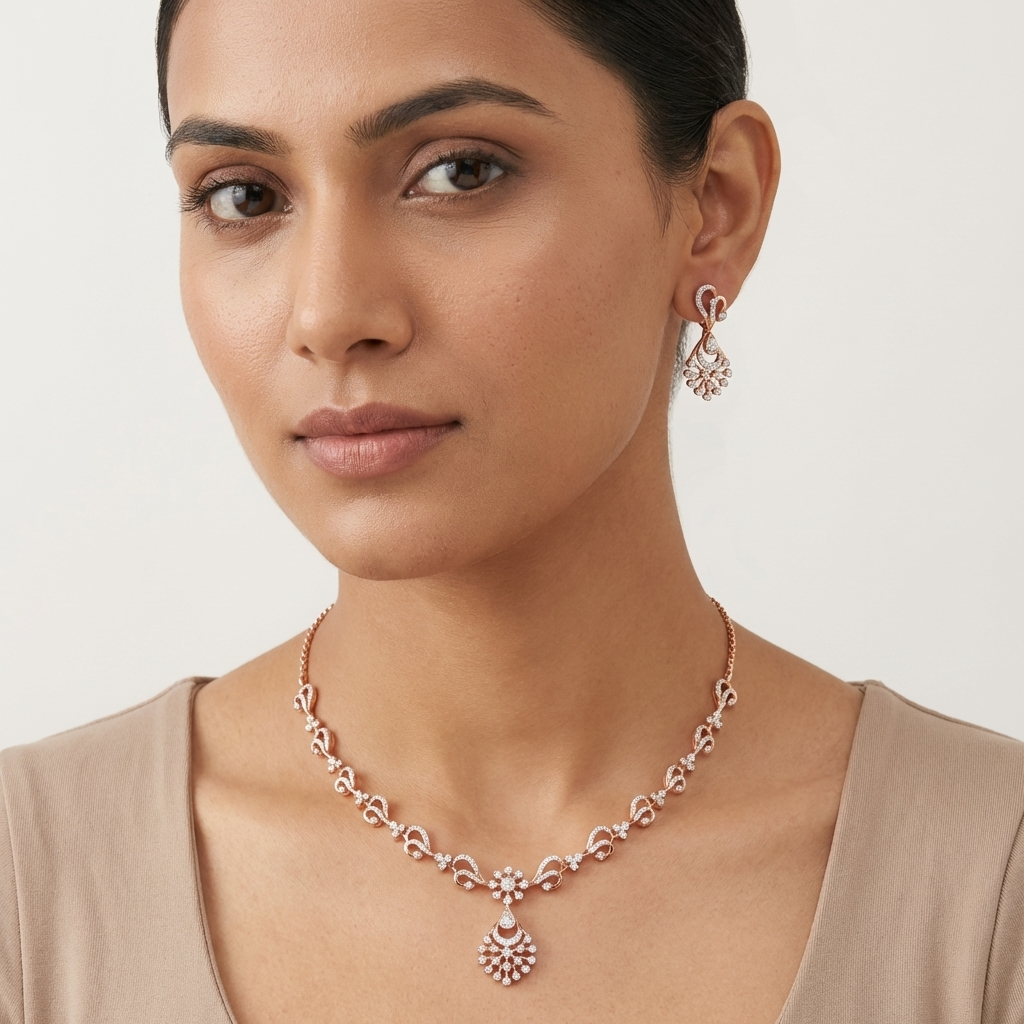 Signature Diamond Spark Necklace Set