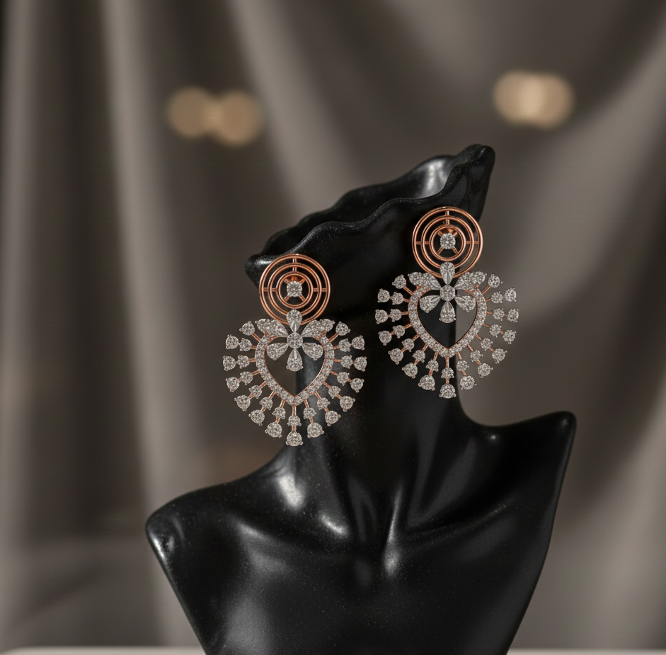 Elara Diamond Earrings - 3