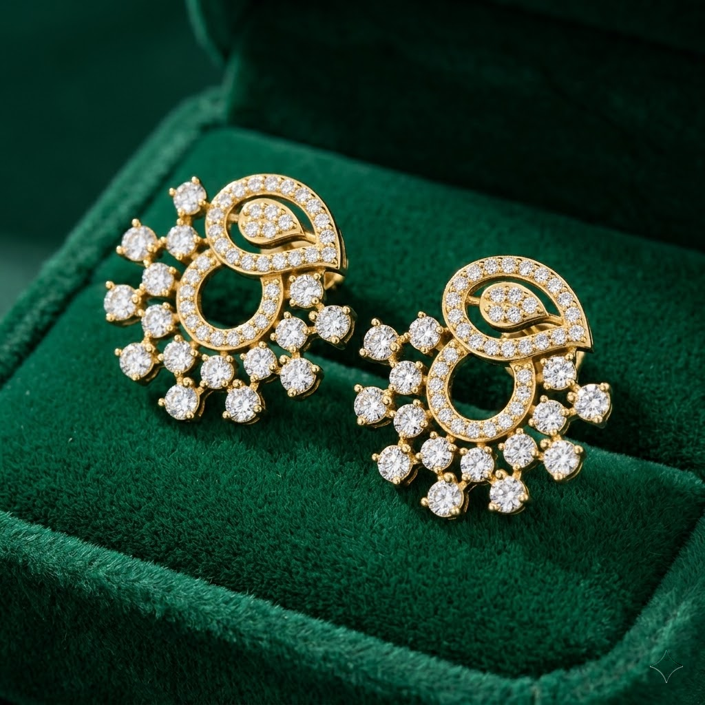 Charmelle Diamond Earrings - 3