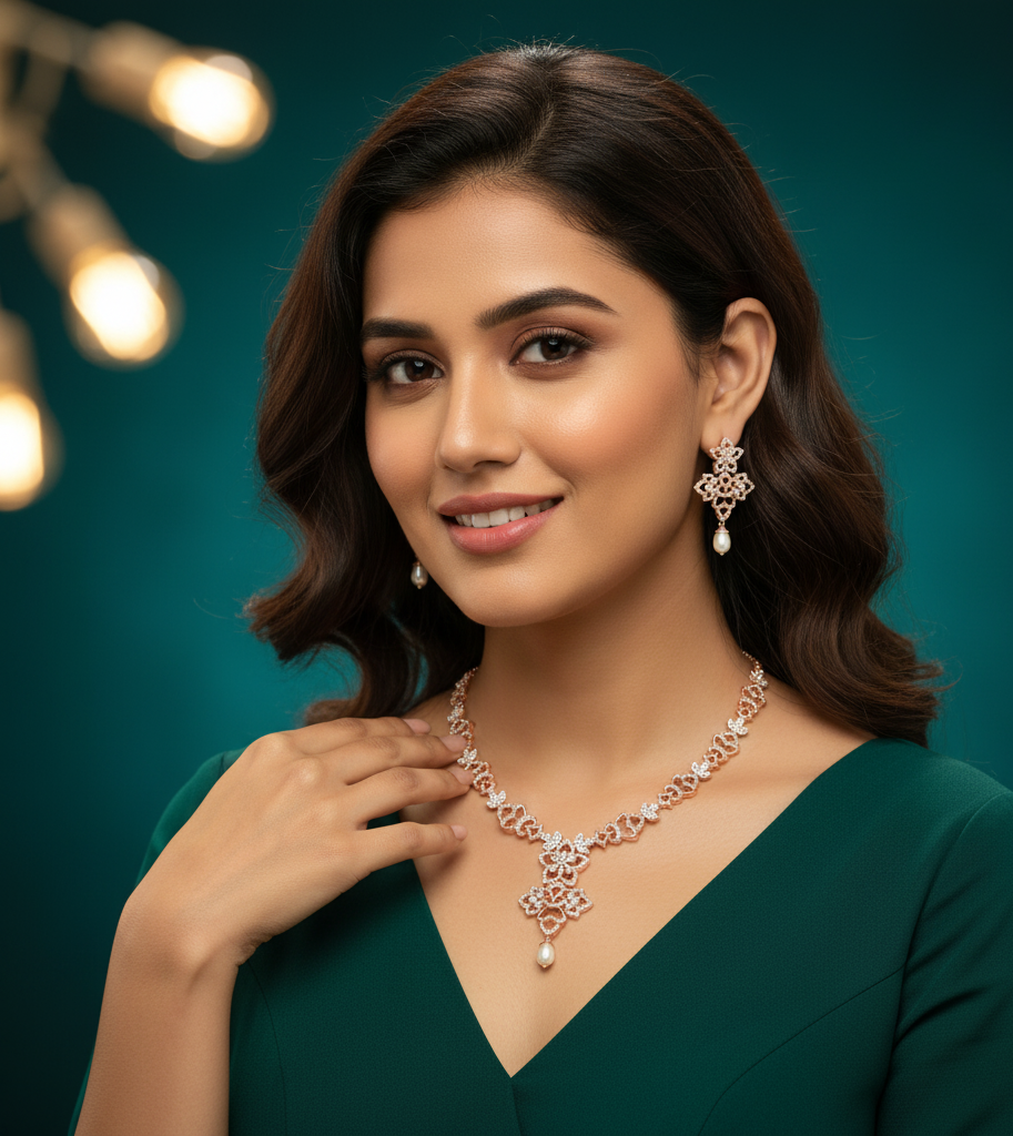 Eternal Diamond Necklace for Wedding Style - 3