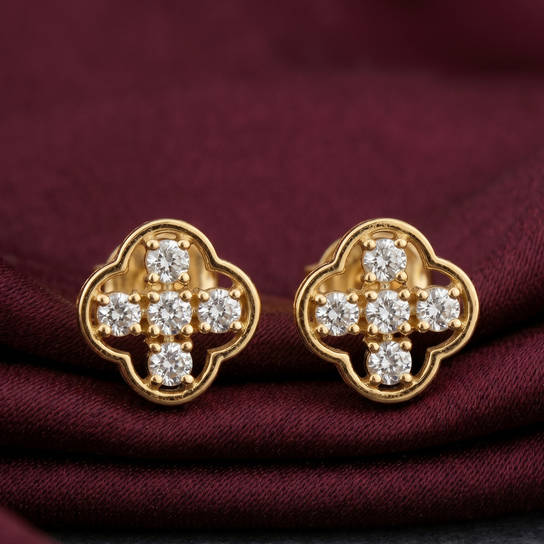 Stellar Brilliance Diamond Earrings - 4