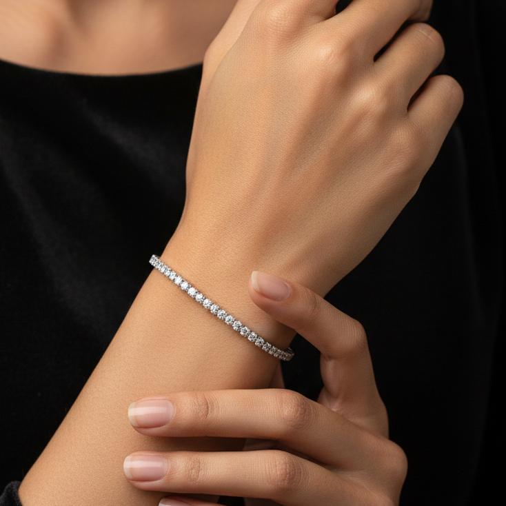 Infinite Shine Diamond Tennis Bracelet - 3