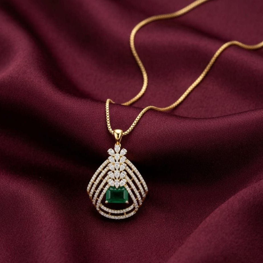 Moonlit Diamond Pendant