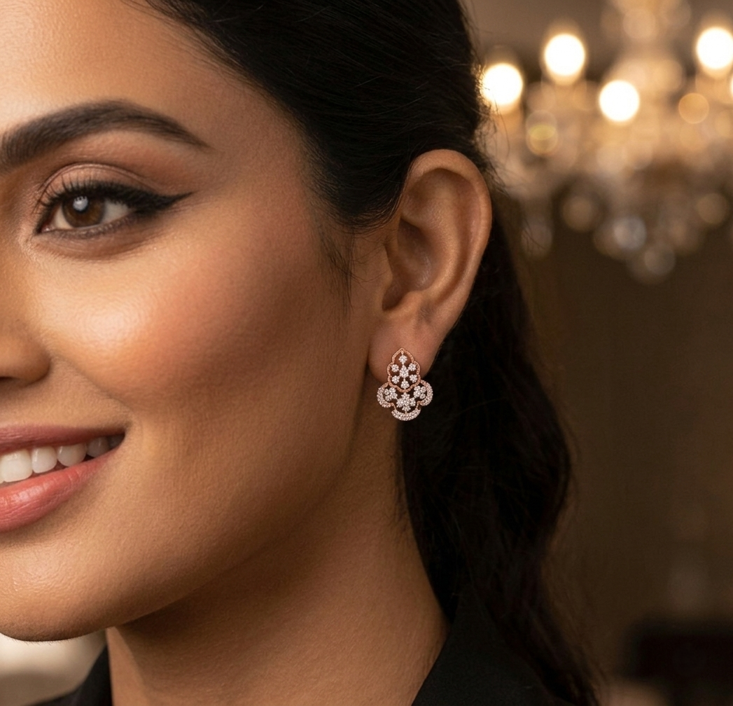 Galaxy Diamond Earrings - 5