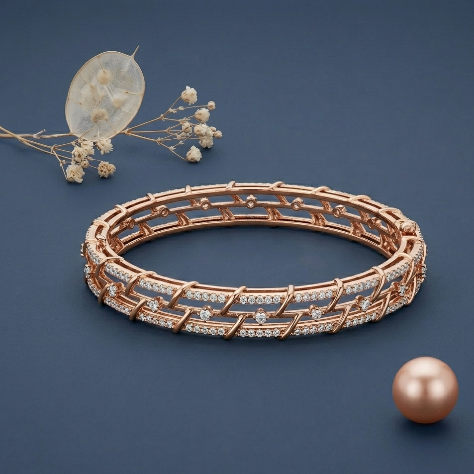 Premium Designer Diamond Bangles