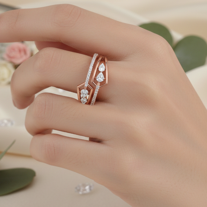 Diamond Infinity Aura Ring - 3