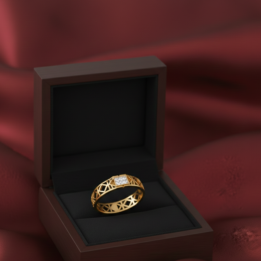 Timeless Strength Diamond Gents Ring - 5