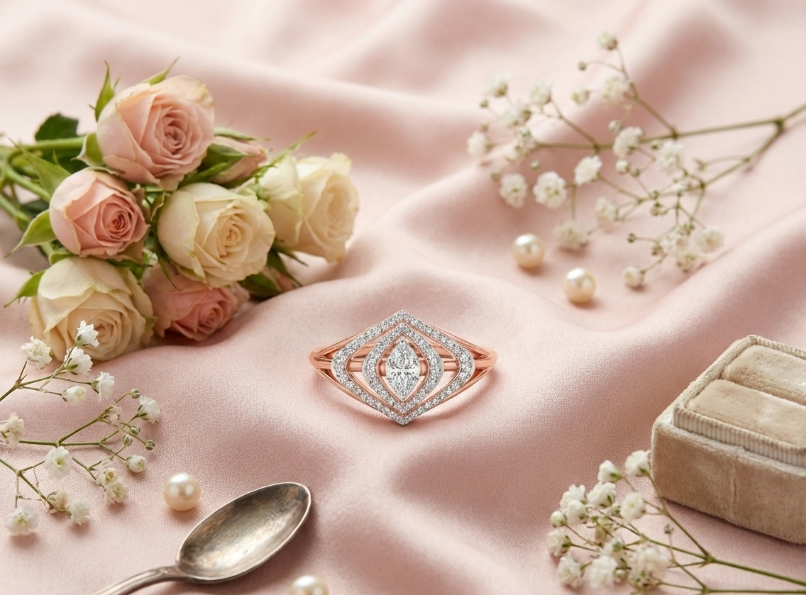 Elite Elegance Diamond Ladies Ring - 3